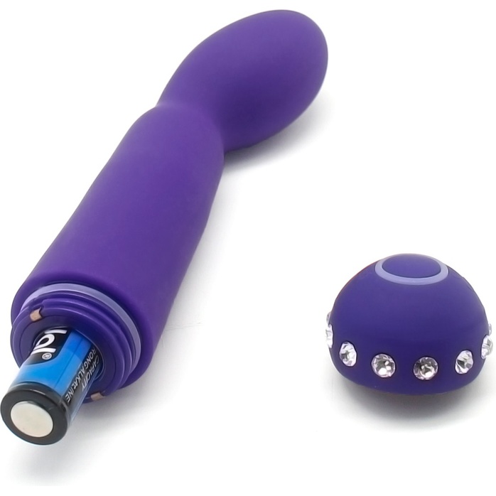 Фиолетовый вибратор BLISS G VIBE - 14,2 см. Фотография 7.