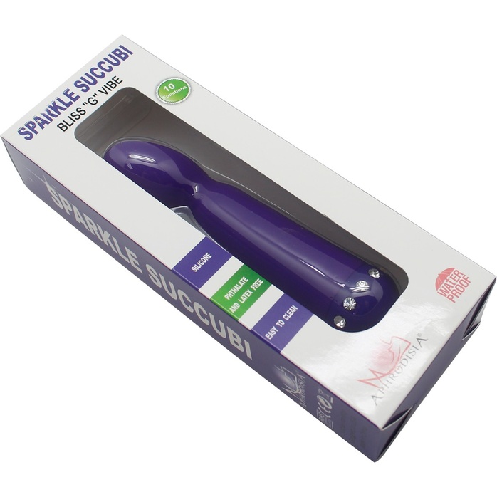 Фиолетовый вибратор BLISS G VIBE - 14,2 см. Фотография 8.