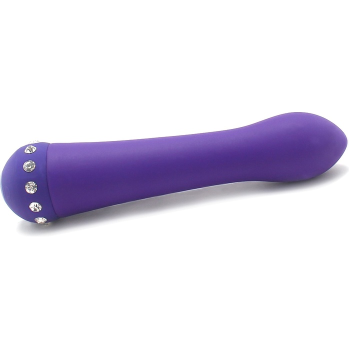 Фиолетовый вибратор BLISS CARESSING VIBE - 14,2 см. Фотография 2.