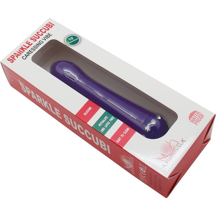 Фиолетовый вибратор BLISS CARESSING VIBE - 14,2 см. Фотография 7.