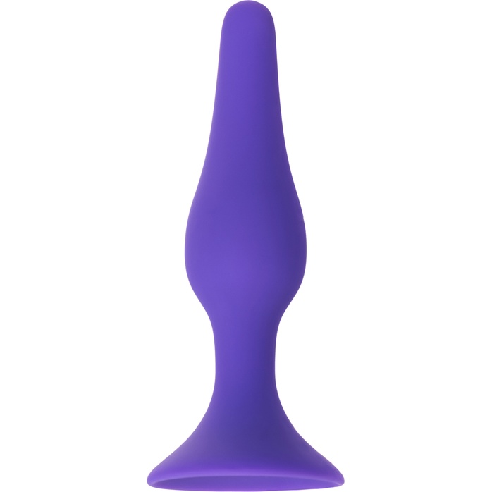 Фиолетовая анальная пробка - 12,5 см. Фотография 3.