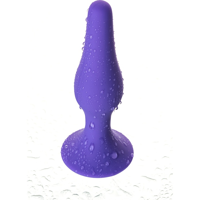 Фиолетовая анальная пробка - 12,5 см. Фотография 7.