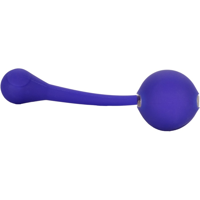 Фиолетовый шарик с электростимуляцией и вибрацией Intimate E-Stimulator Remote Kegel Exerciser - Impulse. Фотография 2.