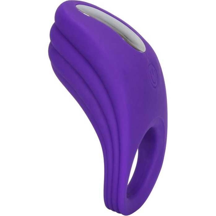 Фиолетовое эрекционное виброкольцо Silicone Rechargeable Passion Enhancer - Couples Enhancers. Фотография 3.