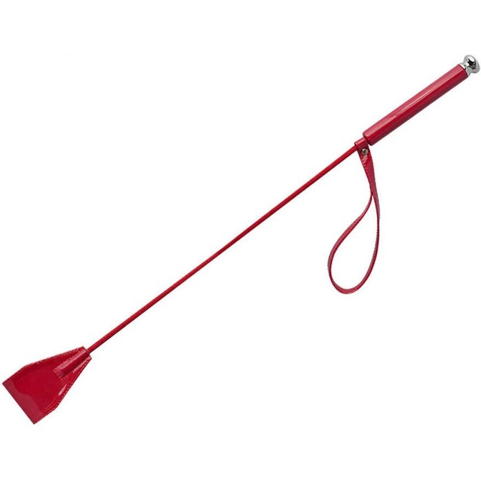 Бордовый стек из лаковой кожи - 70 см - BDSM accessories