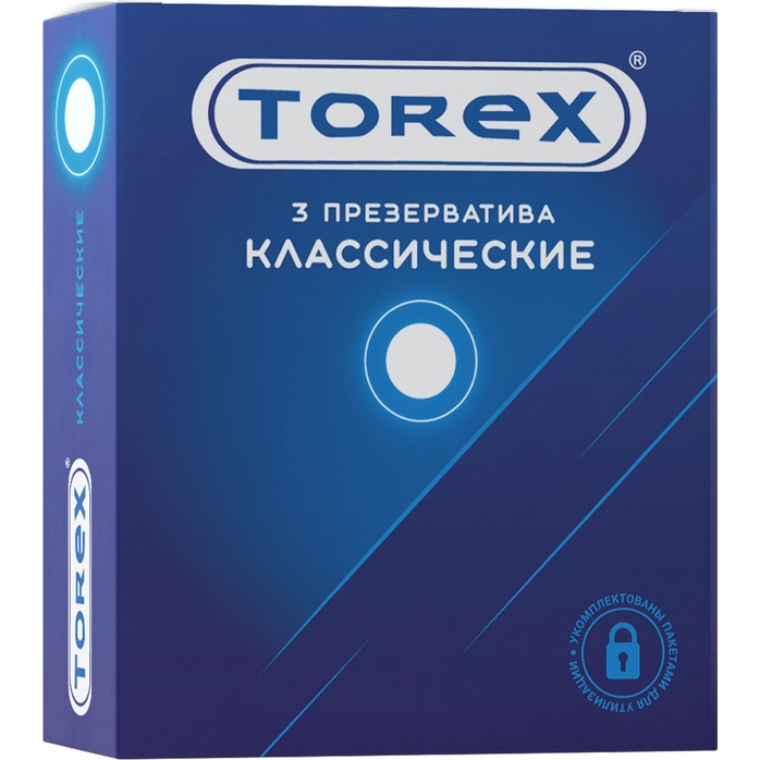 Гладкие презервативы Torex Классические - 3 шт