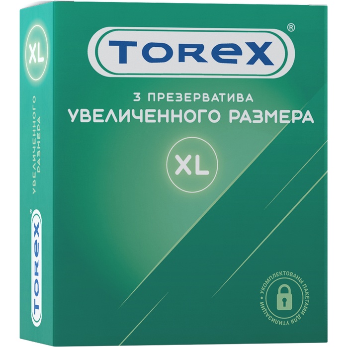 Презервативы Torex Увеличенного размера - 3 шт