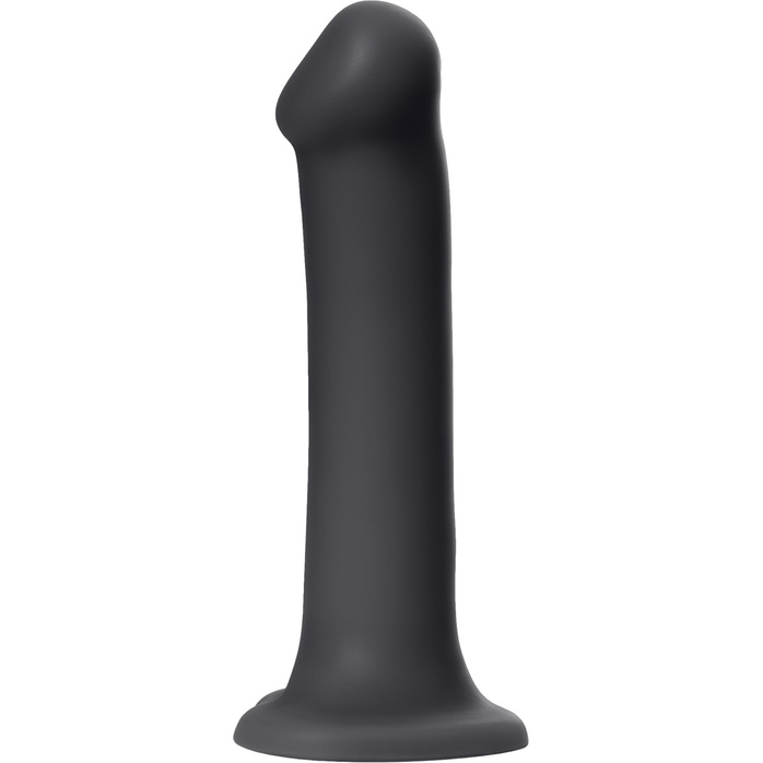 Черный фаллос на присоске Silicone Bendable Dildo XL - 20 см. Фотография 2.