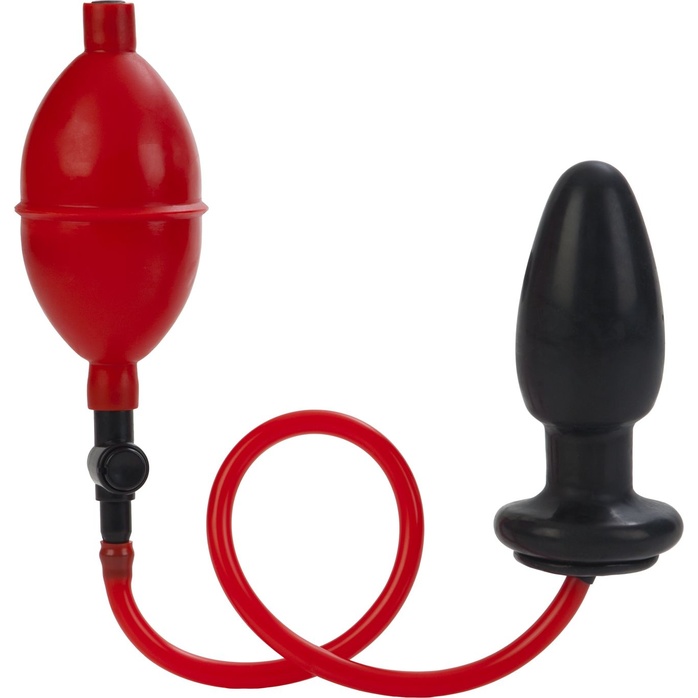 Анальная пробка Expandable Butt Plug с функцией подкачки - 9,5 см - Anal Toys. Фотография 2.