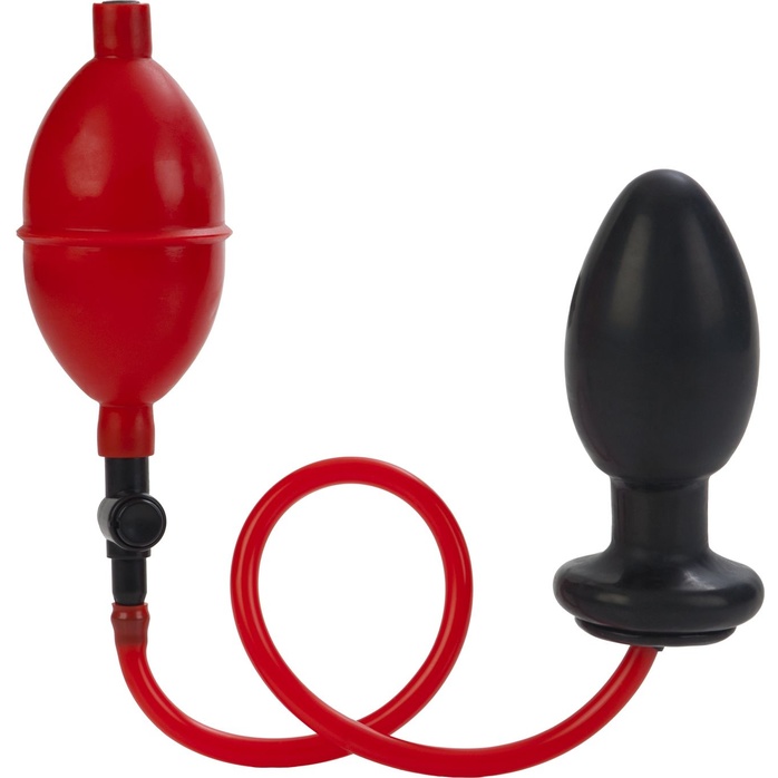 Анальная пробка Expandable Butt Plug с функцией подкачки - 9,5 см - Anal Toys. Фотография 3.