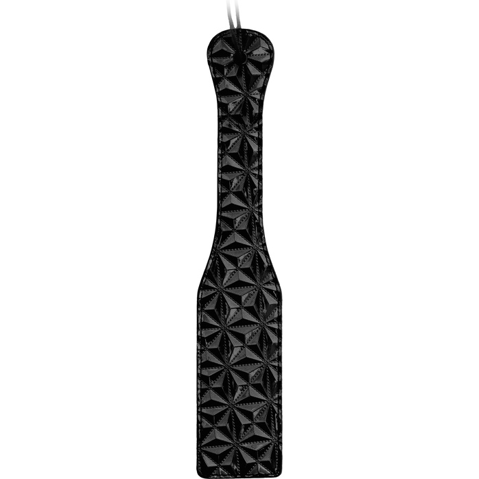 Черная шлепалка Luxury Paddle - 31,5 см - Ouch!