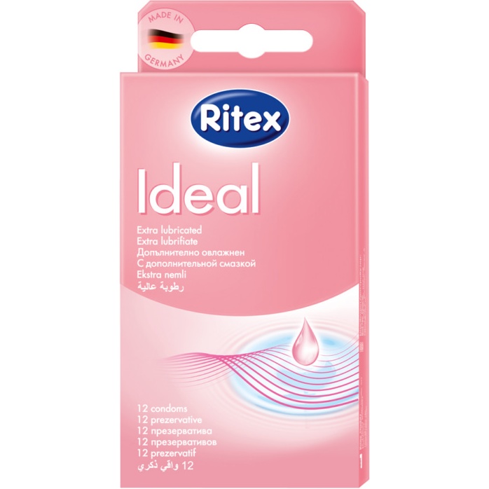 Презервативы RITEX IDEAL с дополнительной смазкой - 12 шт