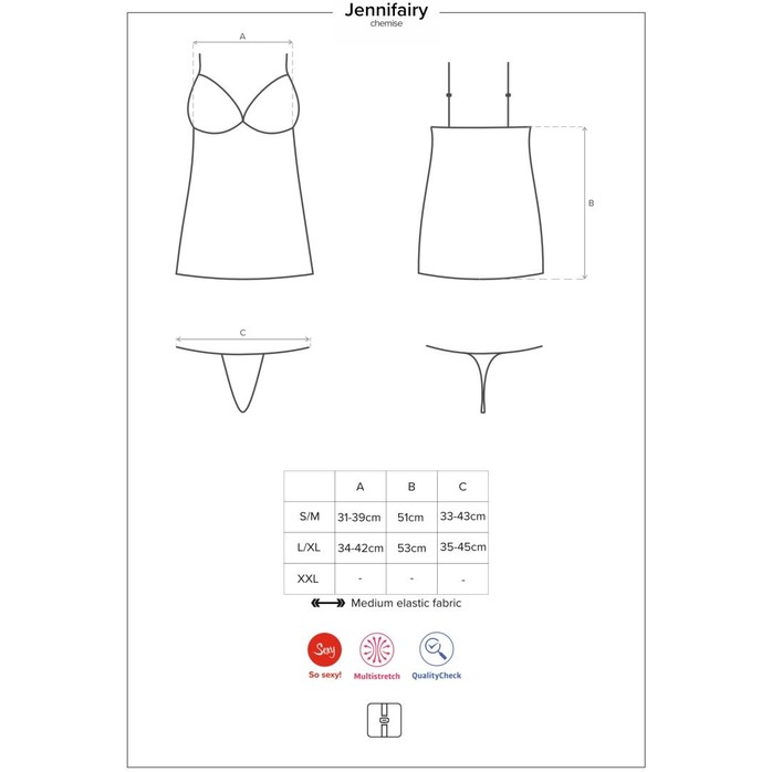 Коротенькая облегающая сорочка Jennifairy - Sexy. Фотография 7.