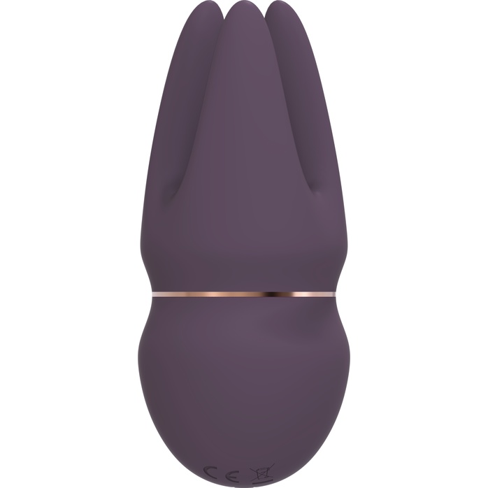 Фиолетовый клиторальный стимулятор SAGA - Royal Fantasies. Фотография 4.
