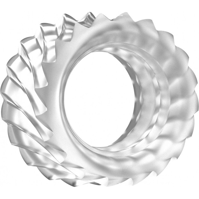 Прозрачное эрекционное кольцо No.40 Ball Strap - Sono