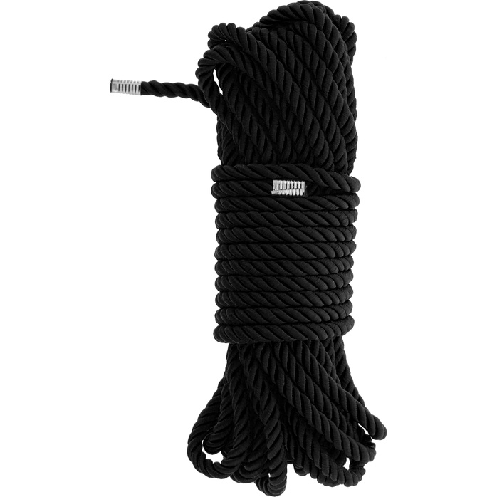 Черная веревка для бондажа BONDAGE ROPE - 10 м - Blaze