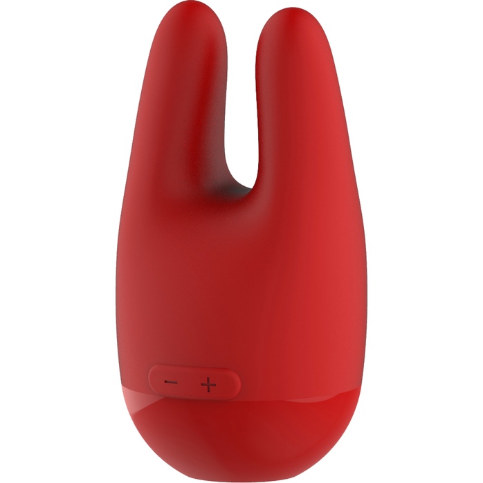 Красный клиторальный стимулятор HEBE - 10,6 см - Red Revolution. Фотография 2.