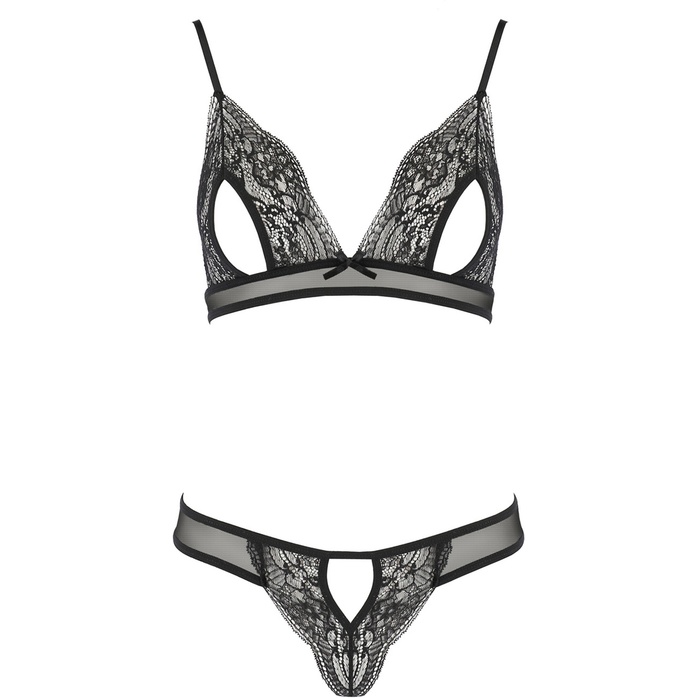 Соблазнительный комплект белья Vendi с кружевным орнаментом. Фотография 3.