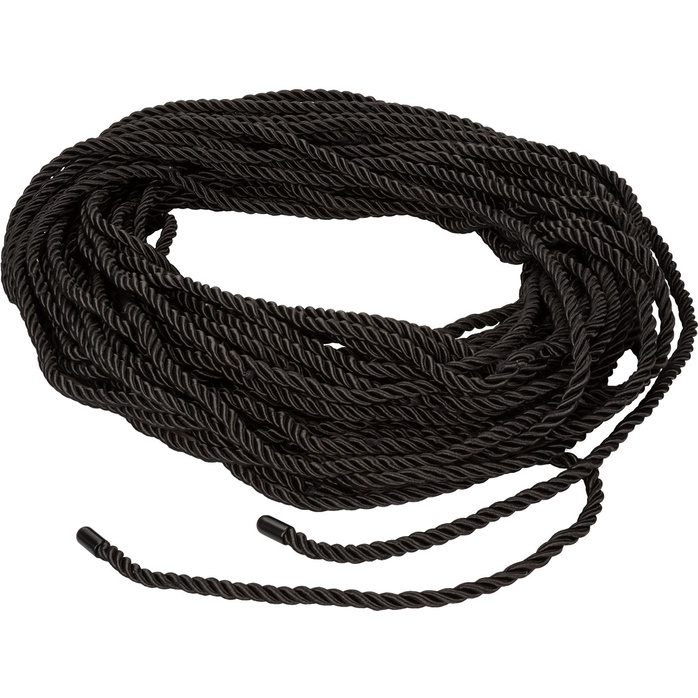 Черная веревка для шибари BDSM Rope - 30 м - Scandal. Фотография 3.