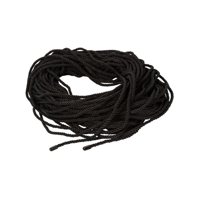Черная веревка для шибари BDSM Rope - 50 м - Scandal