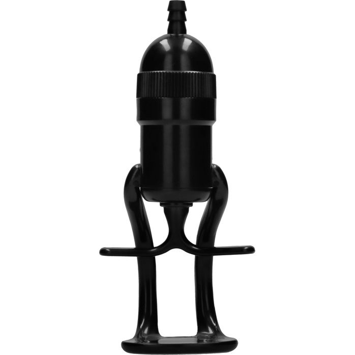 Черная вакуумная помпа для мужчин с насосом в виде поршня Deluxe Beginner Pump - PUMPED. Фотография 6.