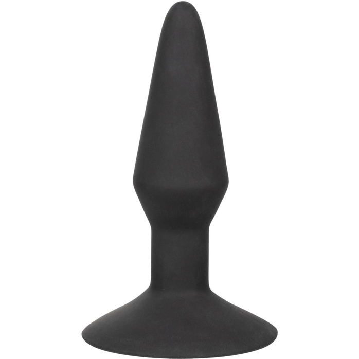 Расширяющаяся анальная пробка со съемным шлангом Medium Silicone Inflatable Plug - 10,75 см - Anal Toys. Фотография 2.