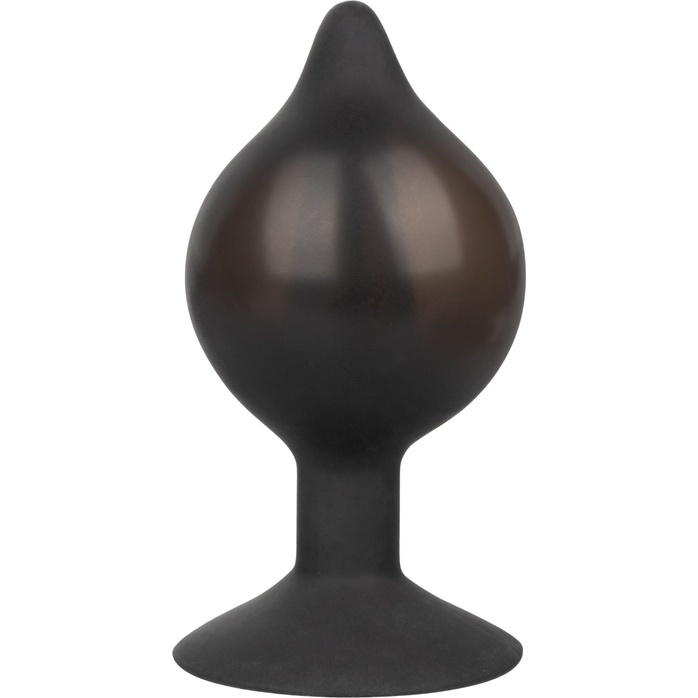 Расширяющаяся анальная пробка со съемным шлангом Medium Silicone Inflatable Plug - 10,75 см - Anal Toys. Фотография 7.