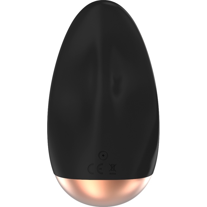 Черный вибратор Chic для клиторальной стимуляции - Elegance. Фотография 4.