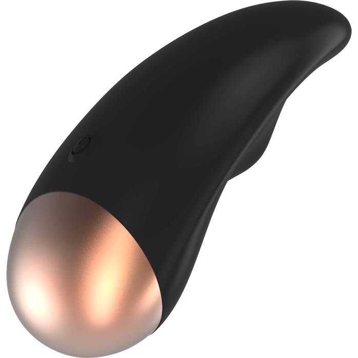 Черный вибратор Chic для клиторальной стимуляции - Elegance. Фотография 7.