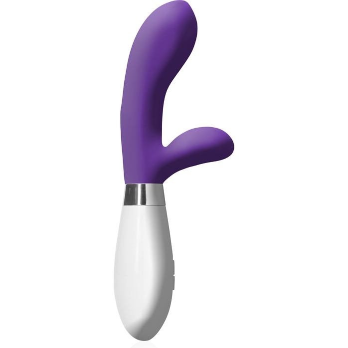 Фиолетовый вибратор-кролик Achilles - 20,5 см - Luna