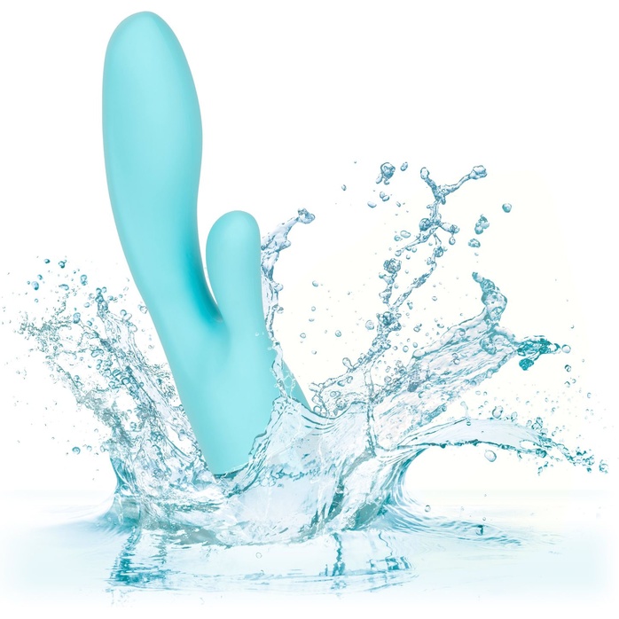 Нежно-голубой вибратор-кролик Eden Lover. Фотография 8.