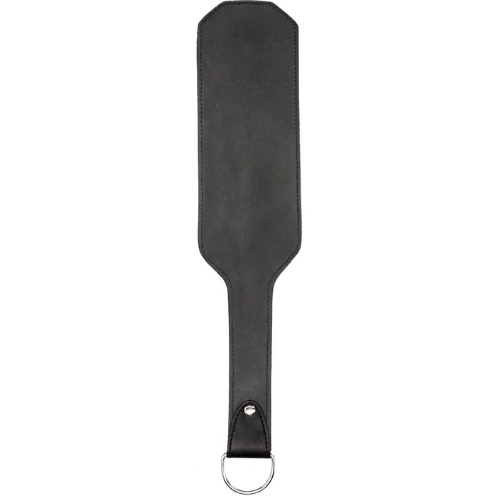 Черная шлепалка Leather Vampire Paddle - 41 см - Ouch!. Фотография 2.