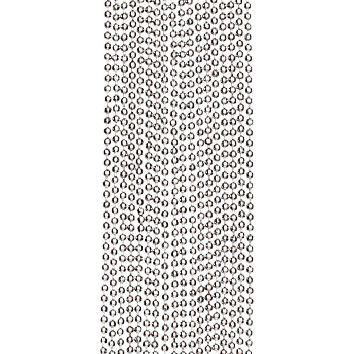 Черная многохвостая металлическая плеть Silver Ball Chain Flogger - 76 см - Ouch!. Фотография 3.