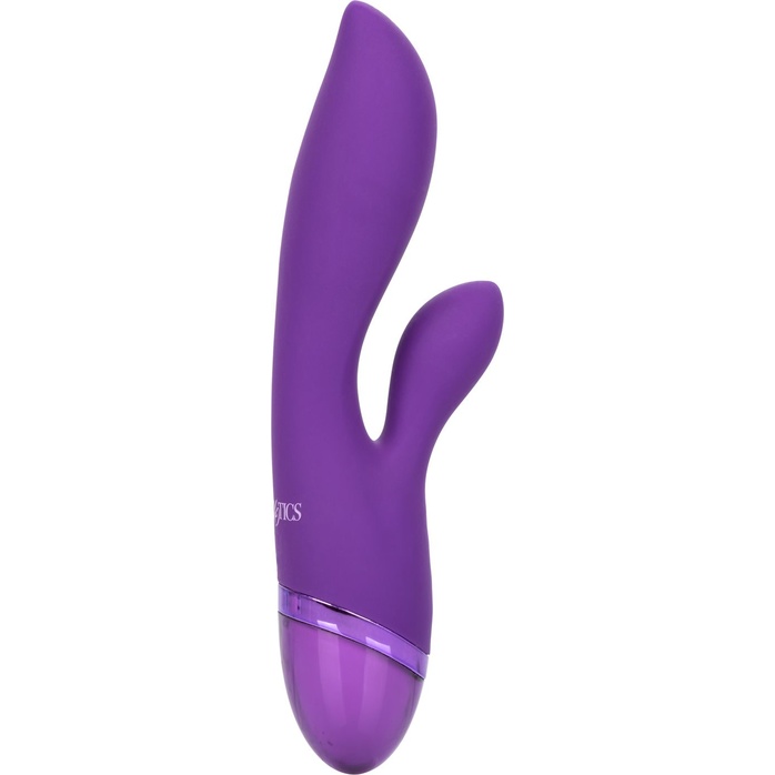 Фиолетовый вибромассажер-кролик Aura Dual Lover - 20,25 см - Aura. Фотография 4.