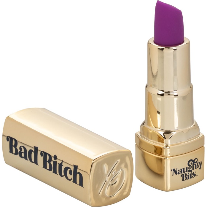 Мини-вибратор в виде тюбика помады Naughty Bits Bad Bitch Lipstick Vibrator - Naughty Bits