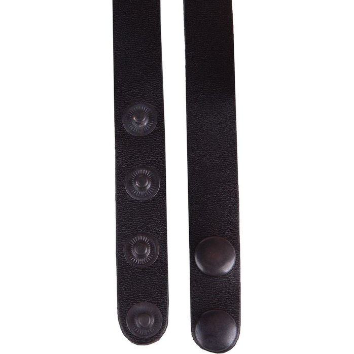 Черный кожаный чокер с колечком - BDSM accessories. Фотография 5.