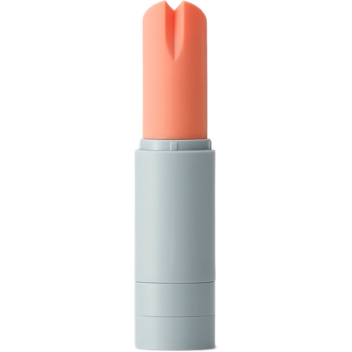 Вибратор в форме оранжевой помады IROHA Stick - IROHA Vibrators. Фотография 2.