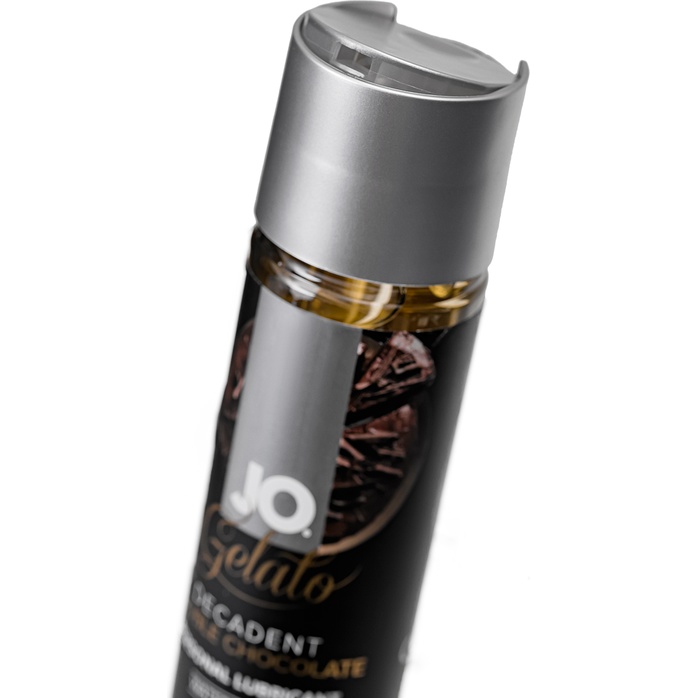 Лубрикант с ароматом шоколада JO GELATO DECADENT DOUBLE CHOCOLATE - 120 мл - JO Gelato. Фотография 5.