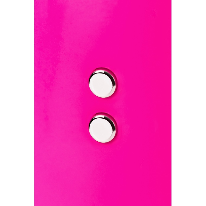 Ярко-розовый вибратор со стимулирующим шариком BEADSY - 21 см. Фотография 8.