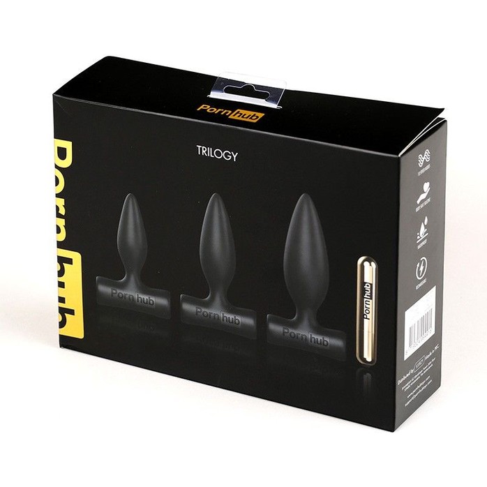Анальный набор Pornhub Trilogy Anal Training Kit. Фотография 2.