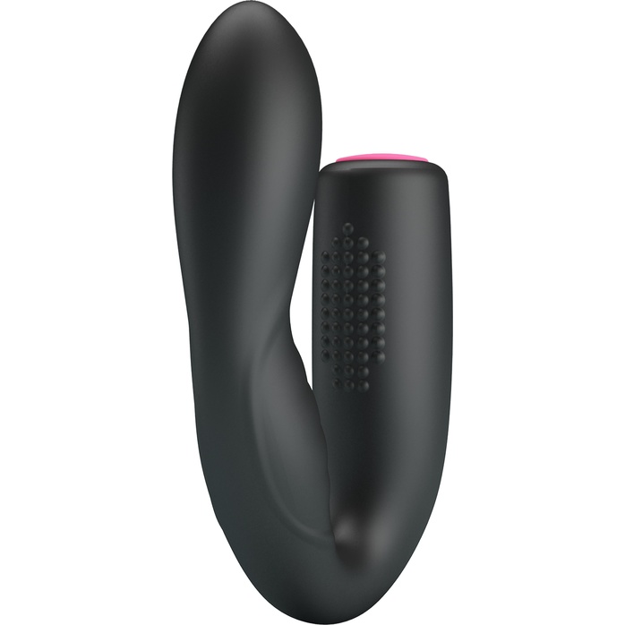 Черный гнущийся вибромассажер Quintion - 14 см - Pretty Love. Фотография 4.