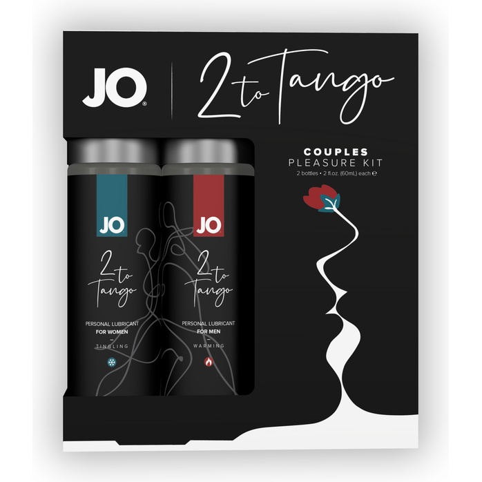 Набор возбуждающих лубрикантов для пар JO 2 TO TANGO - 2х60 мл