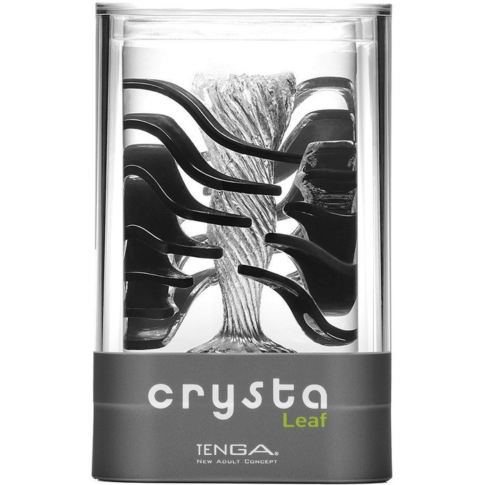 Прозрачный мастурбатор Tenga Crysta Leaf - TENGA crysta. Фотография 3.