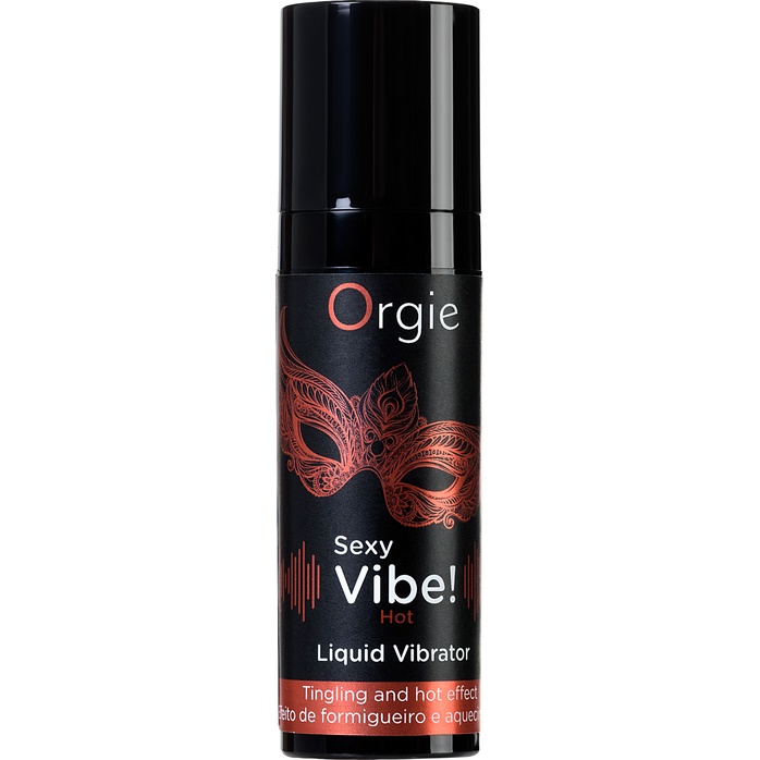 Разогревающий гель для массажа ORGIE Sexy Vibe Hot с эффектом вибрации - 15 мл