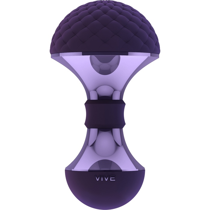 Фиолетовый универсальный вибромассажер Enoki - Vive