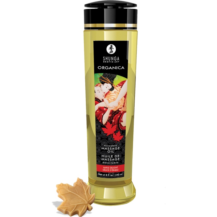 Массажное масло с ароматом кленового сиропа Organica Maple Delight - 240 мл