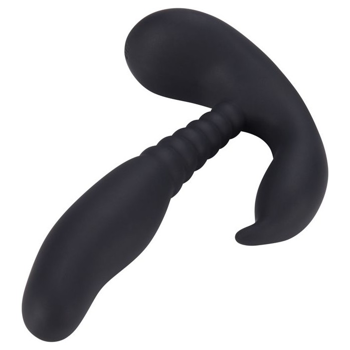 Черный стимулятор простаты Anal Pleasure Dual Vibrating Prostate Stimulator - 13,5 см. Фотография 2.