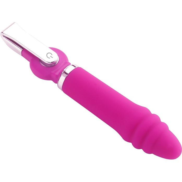 Розовый вибратор ALICE 20-Function Desire Vibe - 16 см. Фотография 3.