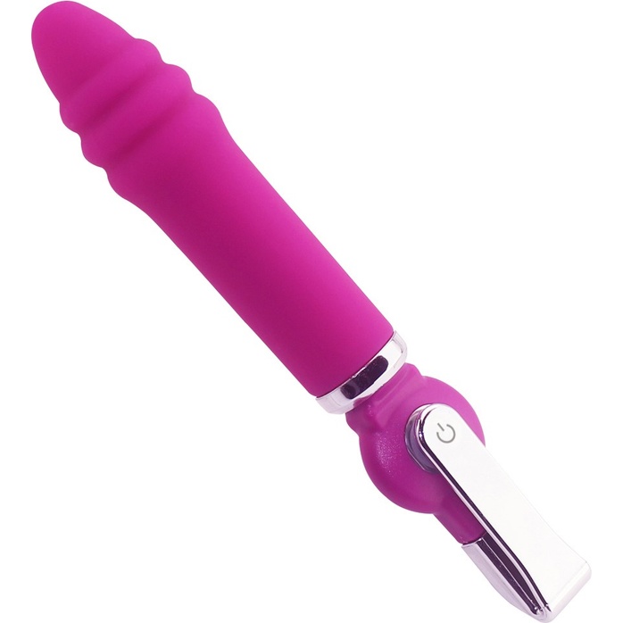 Розовый вибратор ALICE 20-Function Desire Vibe - 16 см. Фотография 4.