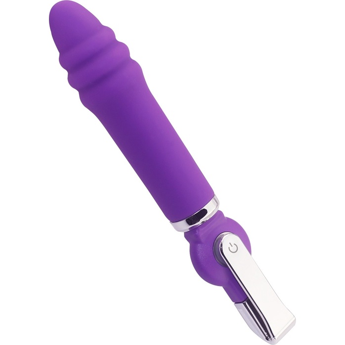 Фиолетовый вибратор ALICE 20-Function Desire Vibe - 16 см. Фотография 4.